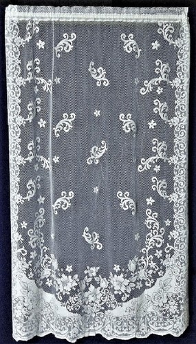 Pannello finestra pizzo - , bianco